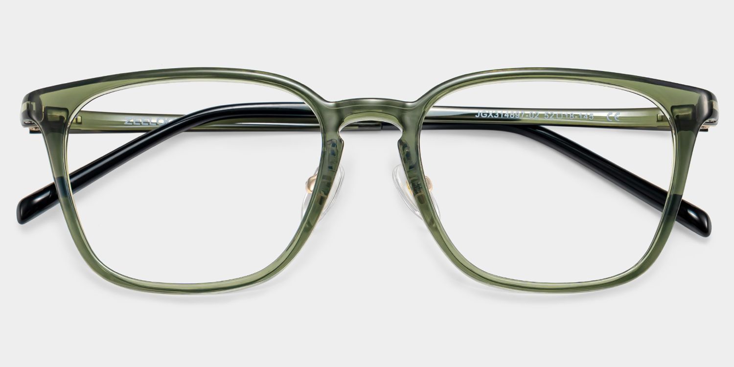 Lily Olive Green Glasses Frames for Women | ZEELOOL2