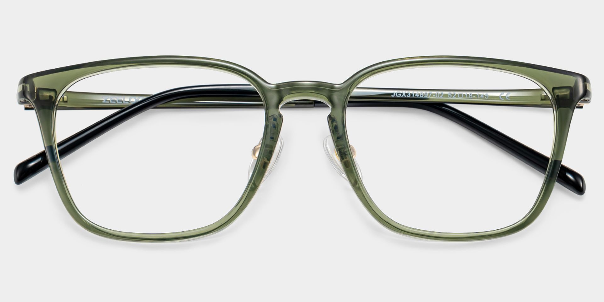 Lily Olive Green Glasses Frames for Women | ZEELOOL2