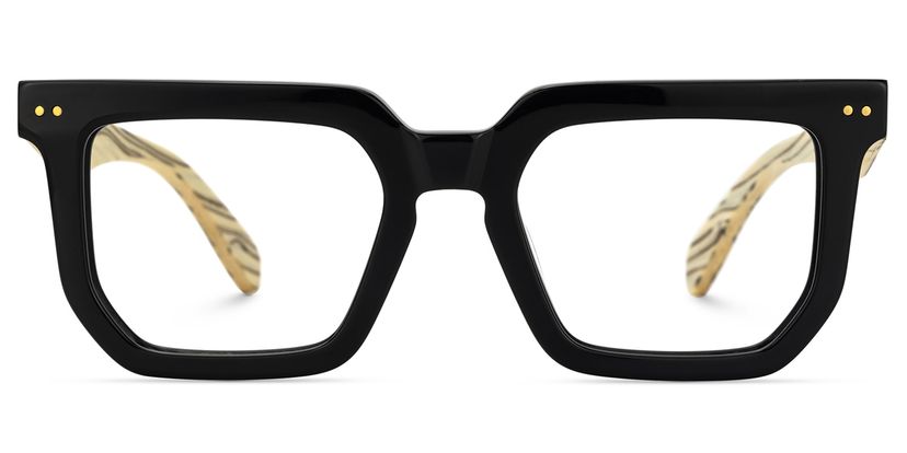 Shontay Square Black Glasses