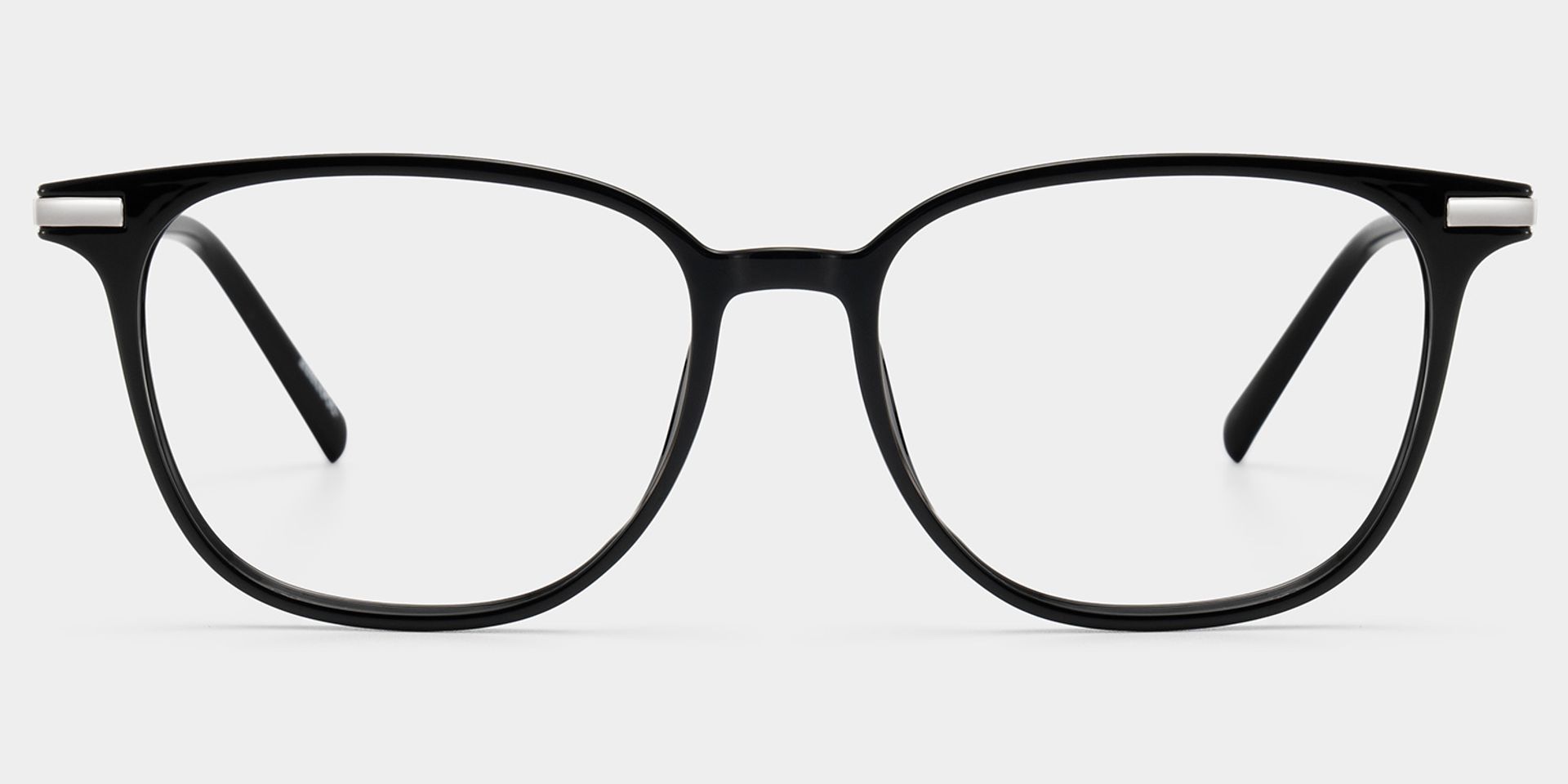 Florence Matte Black Rectangle Glasses with Lightest TR frame | ZEELOOL1
