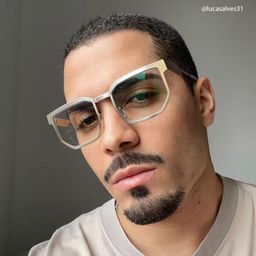 Barber Geometric Silver Glasses5