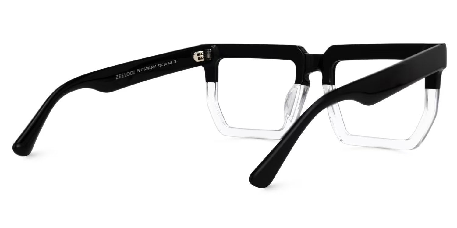 Daniela Rectangle Two-Tone Glasses4