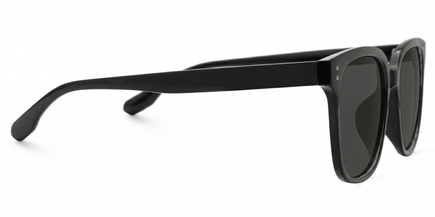 Oglesby Square Blue Light Blocking Glasses Black Frame | Zeelool2