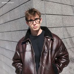 Joy Geometric Black Glasses5