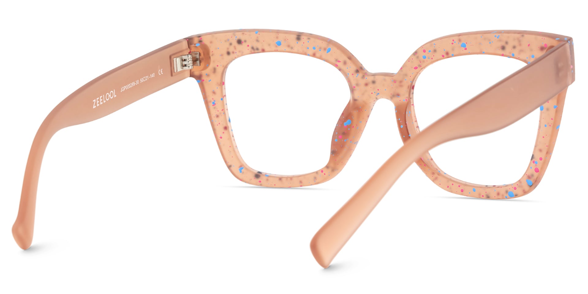 Malcolm Large Square Nerdy Glasses with Matte Brown5