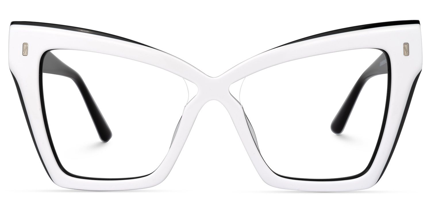 Midgett Cateye White Glasses | ZEELOOL Canada0