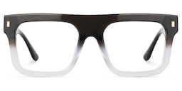 Reaux Square Black Gradient Glasses0