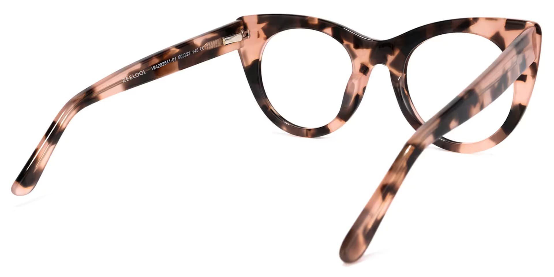 Eutin Cateye Pink-Tortoise Glasses | Zeelool Glasses4