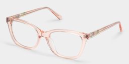 Cassia Pink Rectangle Glasses3