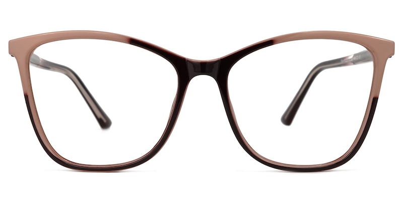 Cateye Gibbs Two-Tone Glasses deals -Zeelool Glasses0