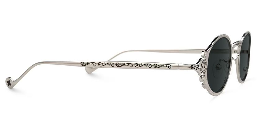 Oval Serena Silver Sunglasses Frames Deals display picture 3