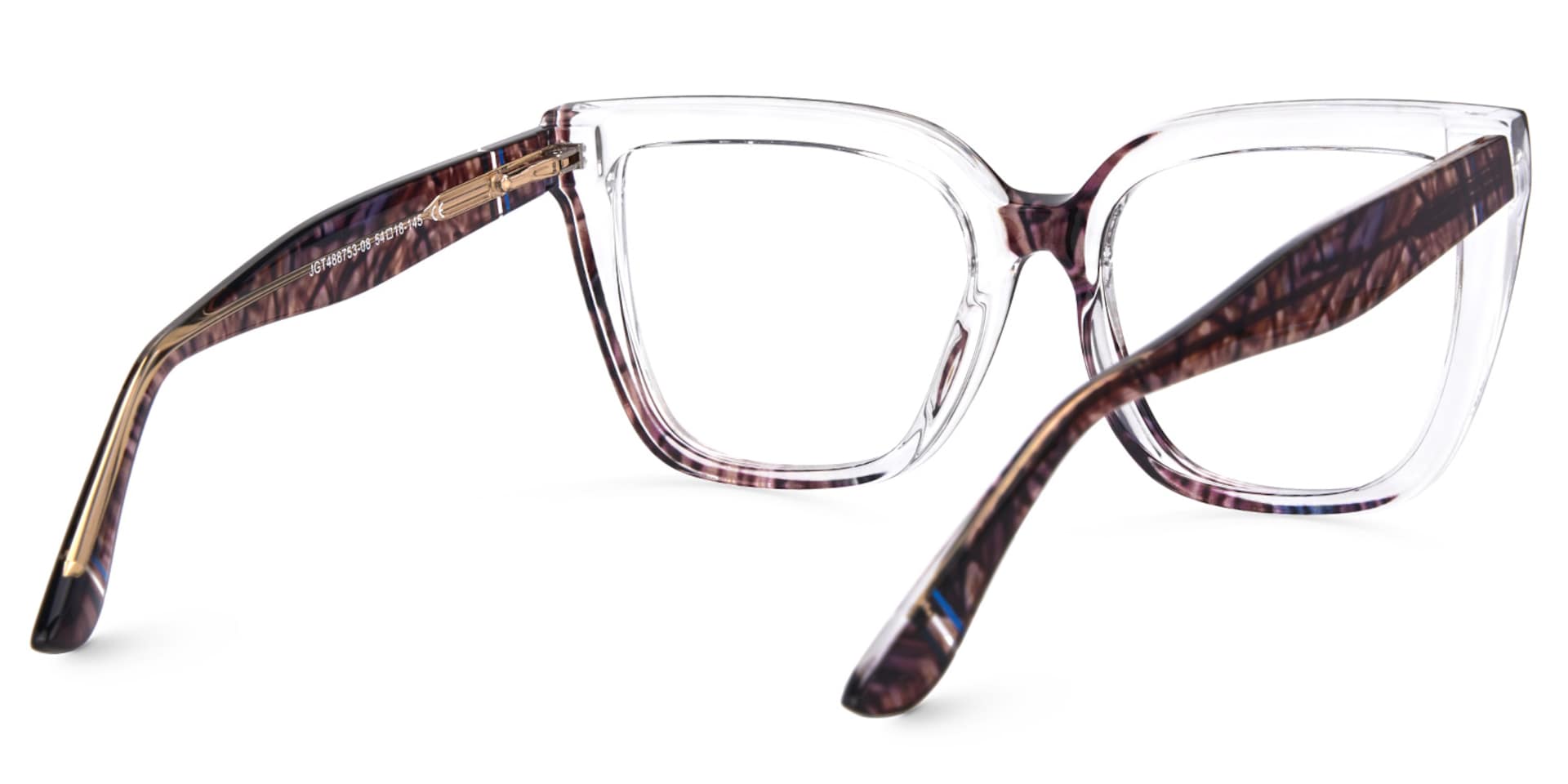 Mirta Brown Square Frame Glasses Online | Zeelool Optical3