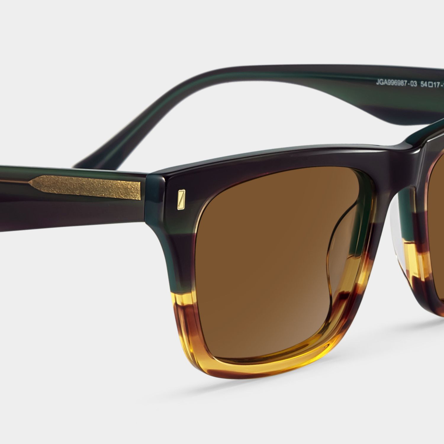 Brookins Rectangle Style Multicolor Frame Sunglasses | ZEELOOL4