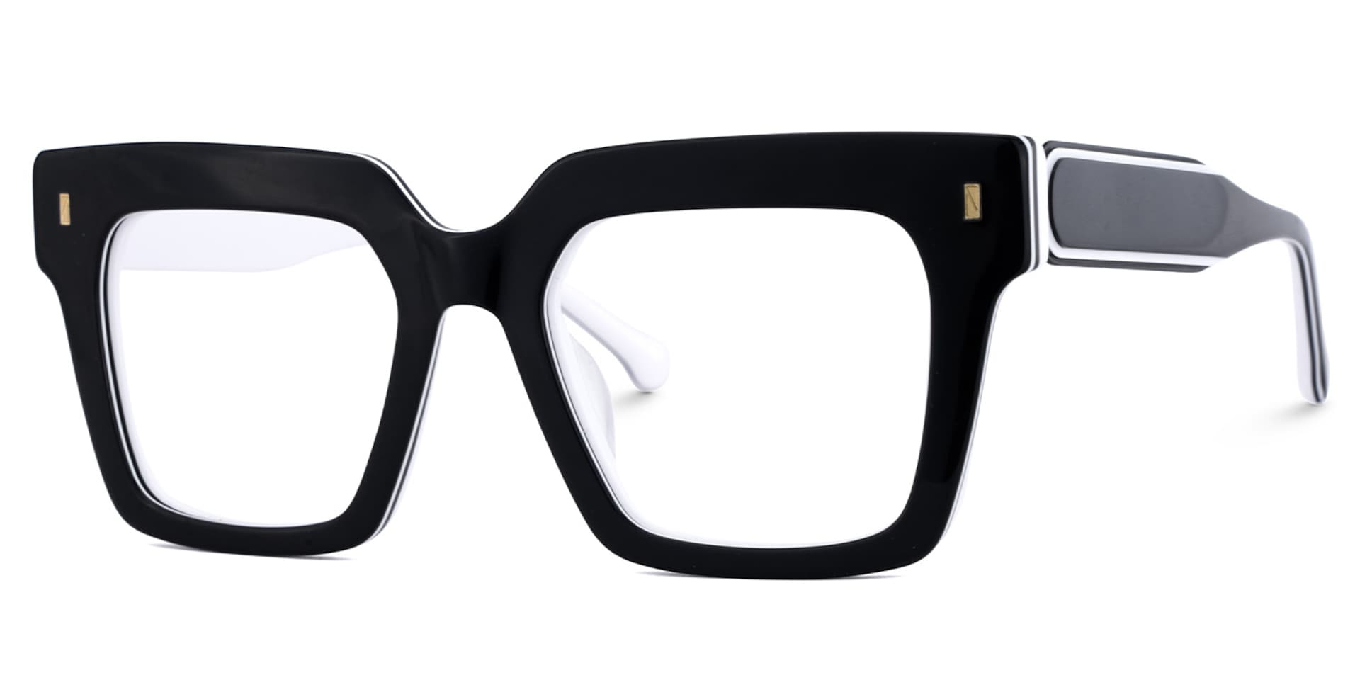 Square Black Eyeglasses - Gilberto Acetate Frame Glasses2
