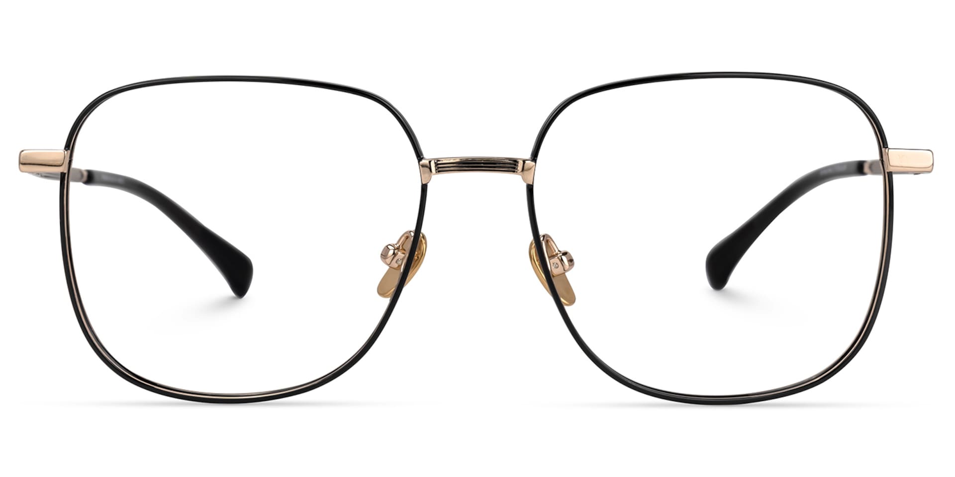 Rashida Square Black Glasses0