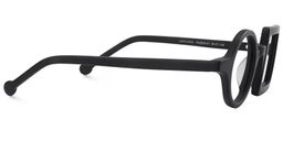 Paola Black Geometric Glasses4