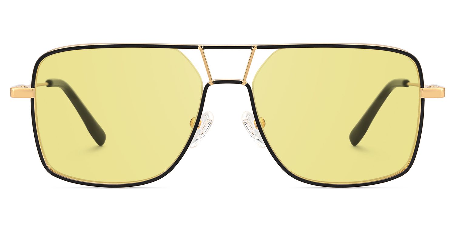 Bowdry Black Aviator Sunglasses to Frame Your Face | ZEELOOL0