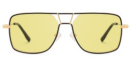 Bowdry Aviator Black Sunglasses0