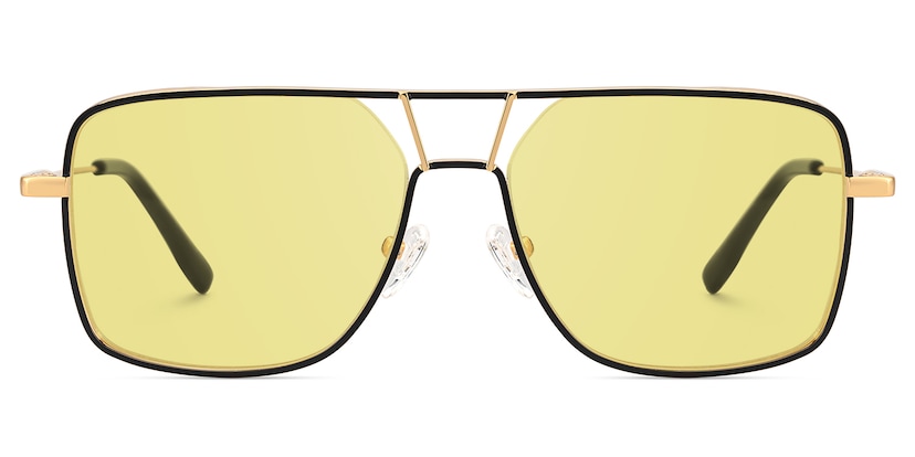 Bowdry Aviator Black Sunglasses