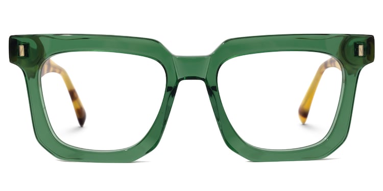 Coville Square Green Glasses