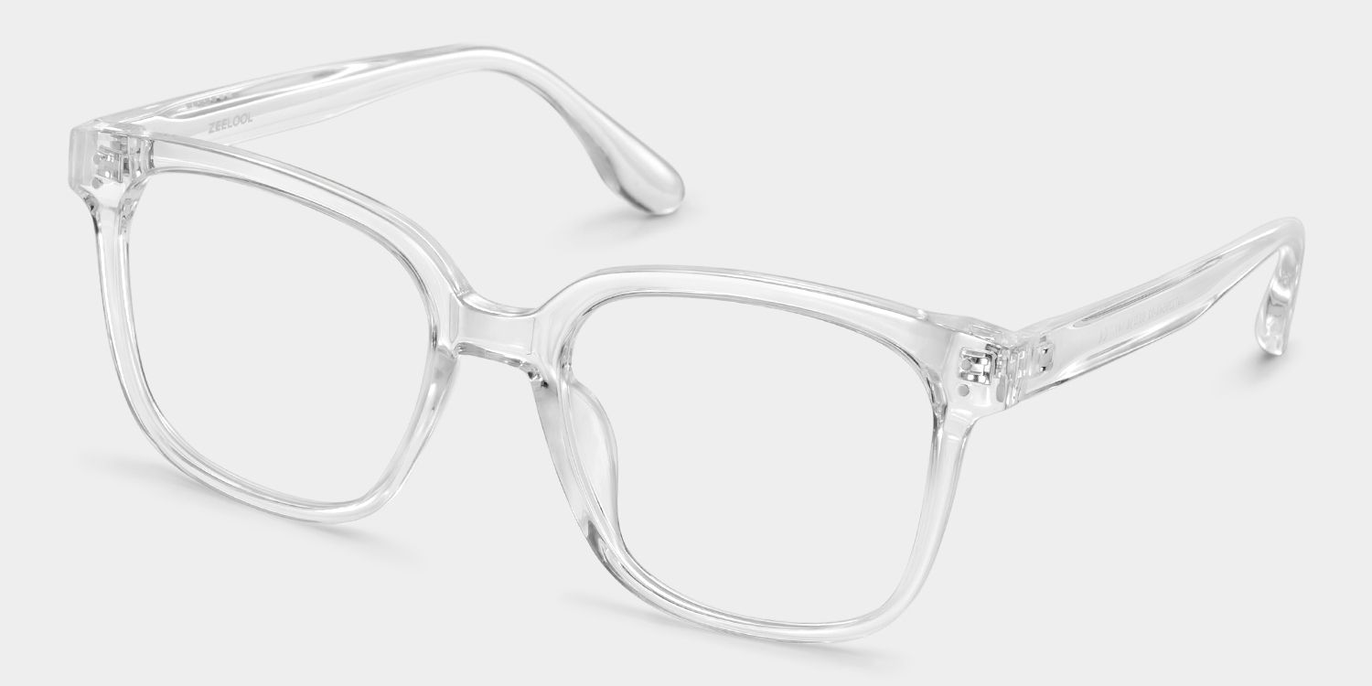 Oglesby Square Clear Blue Light Blocking Frame Glasses | ZEELOOL5