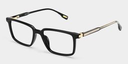 Cyrus Rectangle Black Glasses4