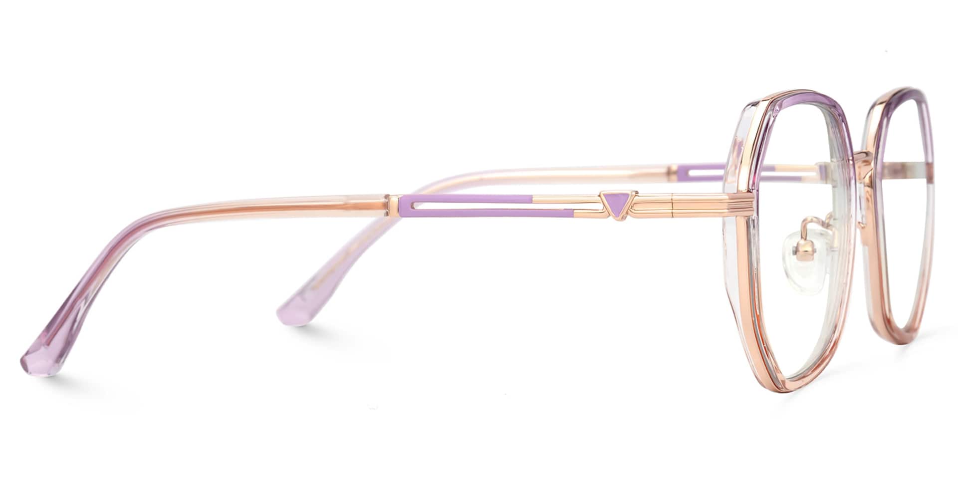 Frazier Two-Tone Geometric Glasses | Zeelool2