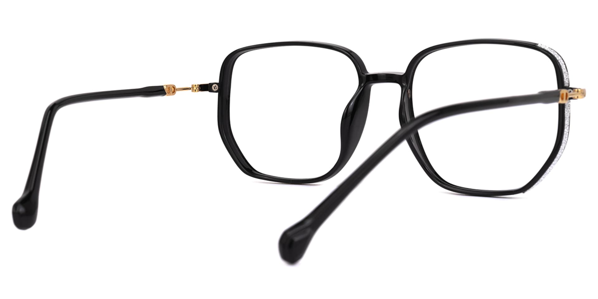 Joana Geometric Black Glasses3