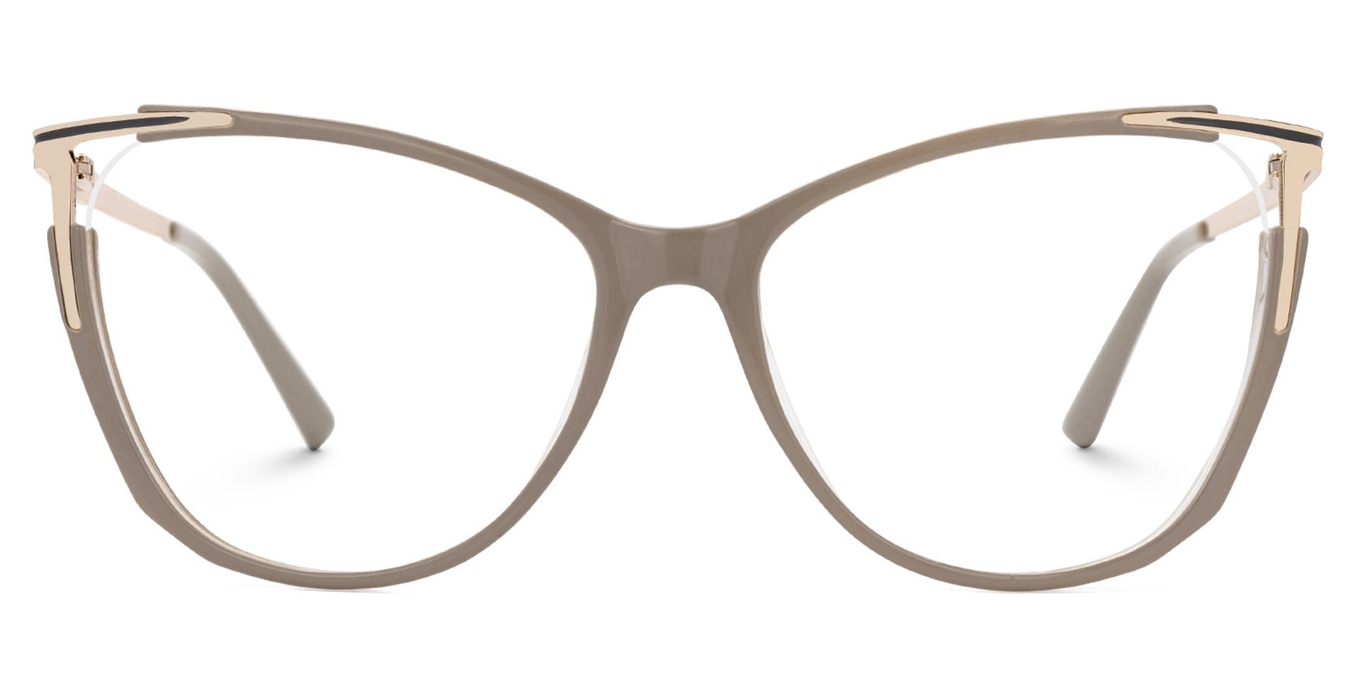 New Brown Color for Yomary Mixed-Material Eyeglasses  | Zeelool Optical0