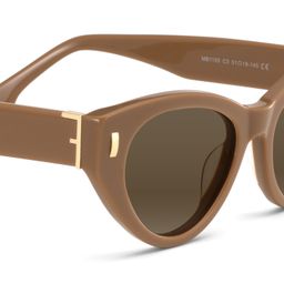 Azura Brown Cat eye Sunglasses4
