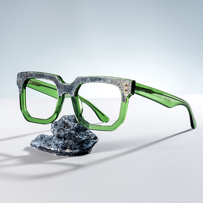 Ramcevic Square Green Glasses