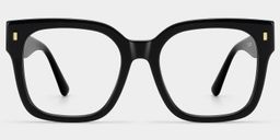 Scicluna Square Black Glasses0