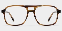 Athena Aviator Brown Glasses3