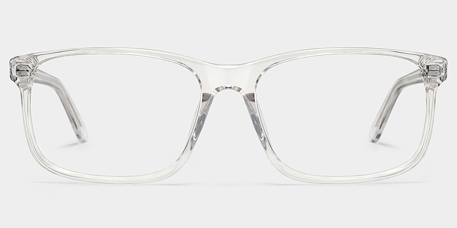 Rectangle Clear Glasses | Zeelool Glasses0