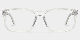 Connie Rectangle Clear Glasses0