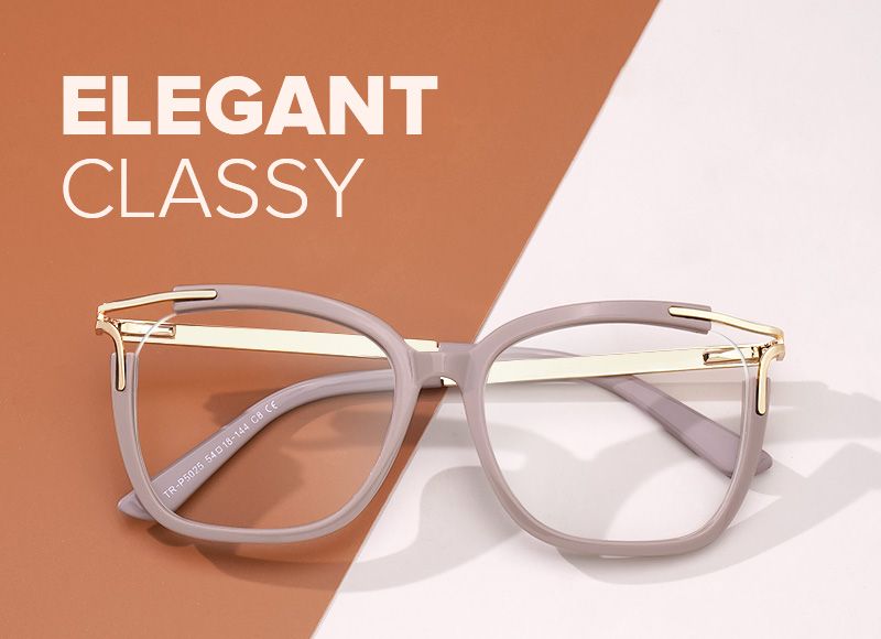 Spring hinges Sidibe Eyeglasses, Sidibe Khaki Glasses -Zeelool4