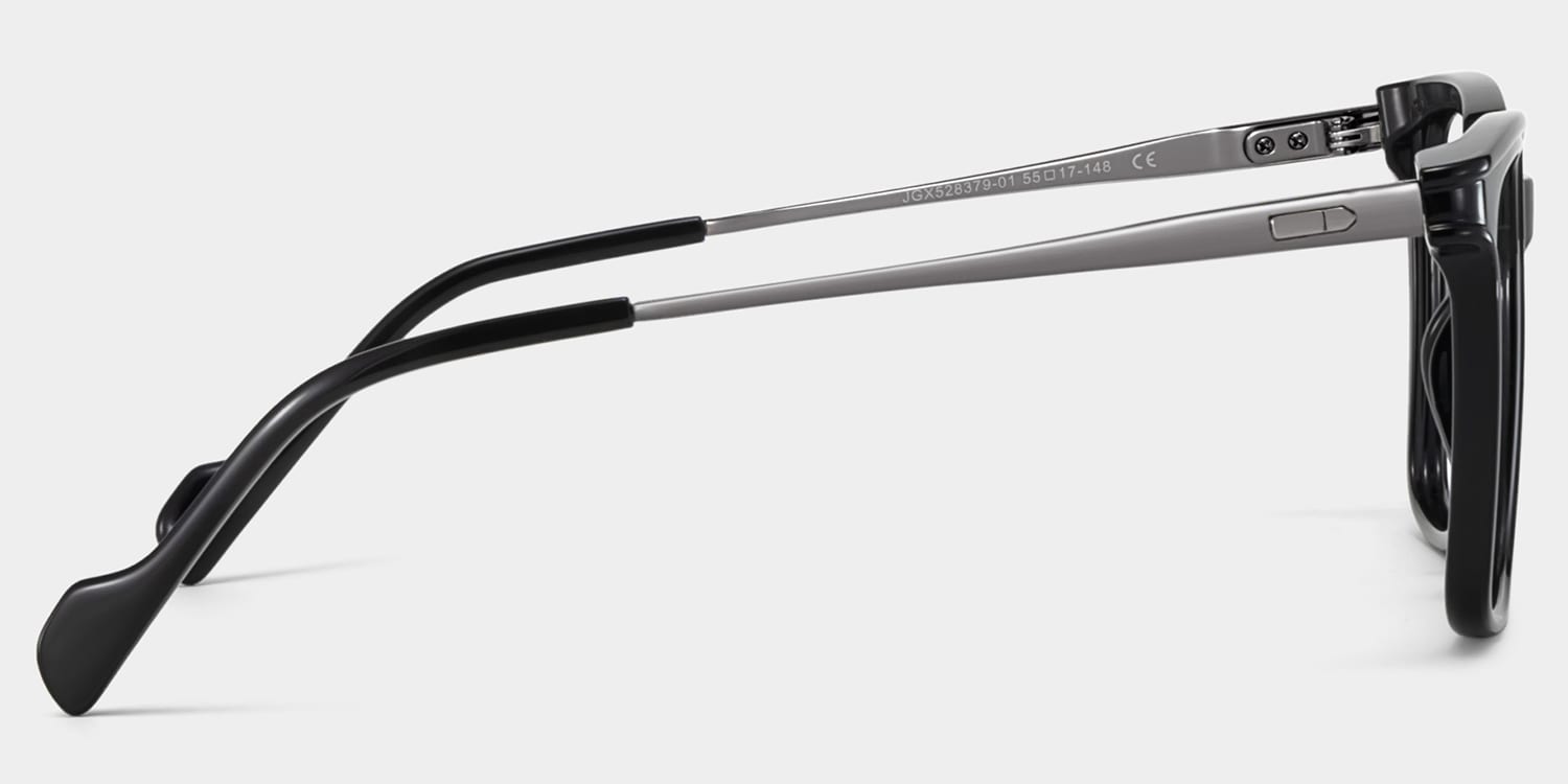 Zeyna Square Black Glasses4