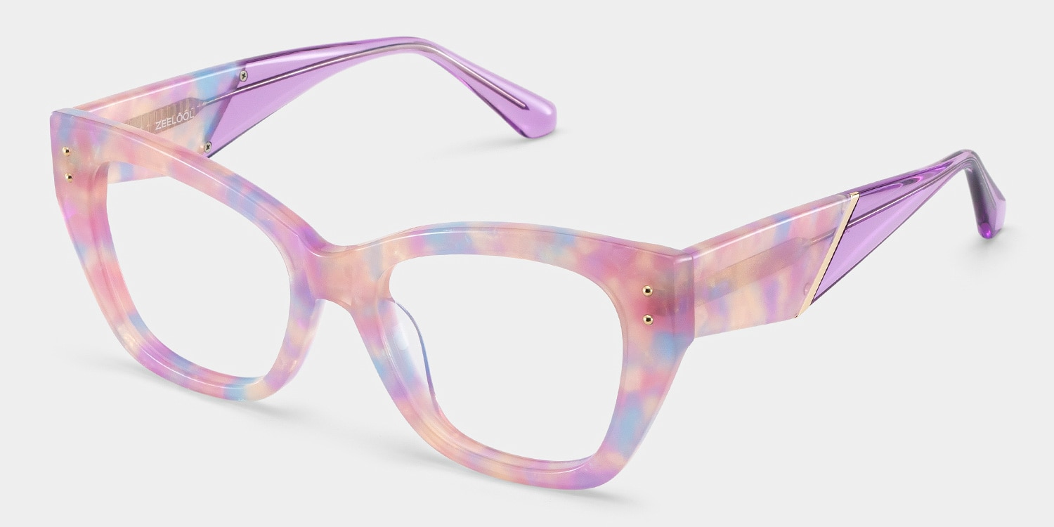 Skylar Butterfly Purple Glasses6