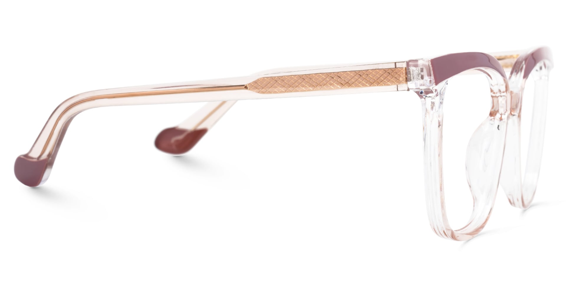 Square Tawana Purple Glasses deals -Zeelool Glasses2