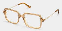 Asher Brown Rectangle Glasses3