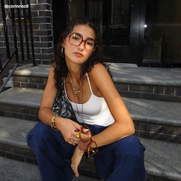 Beatrice Rectangle Yellow Glasses8