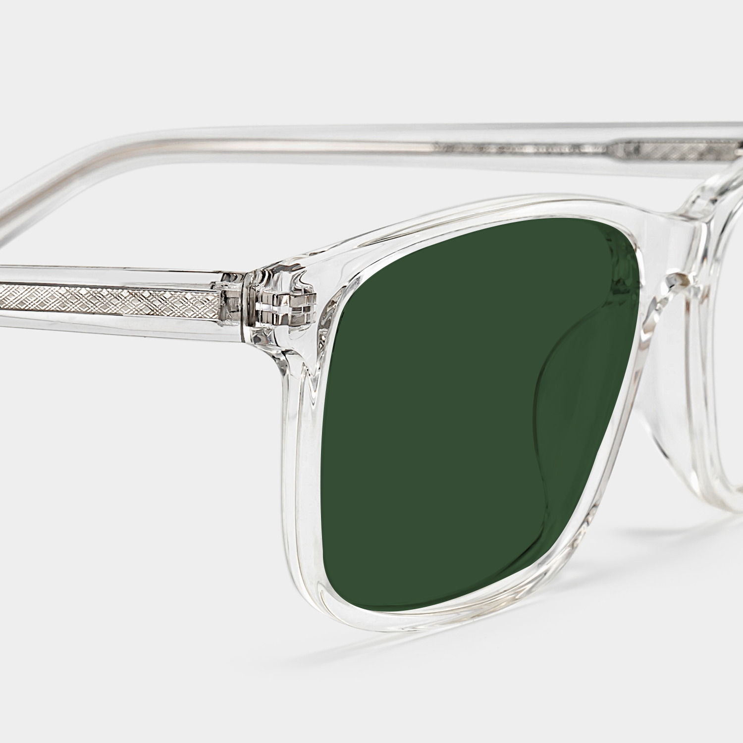 Connie Clear Rectangle Sunglasses to Frame Your Face | ZEELOOL4