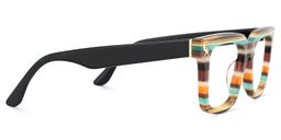 Lauffer Rectangle Multicolor Glasses4
