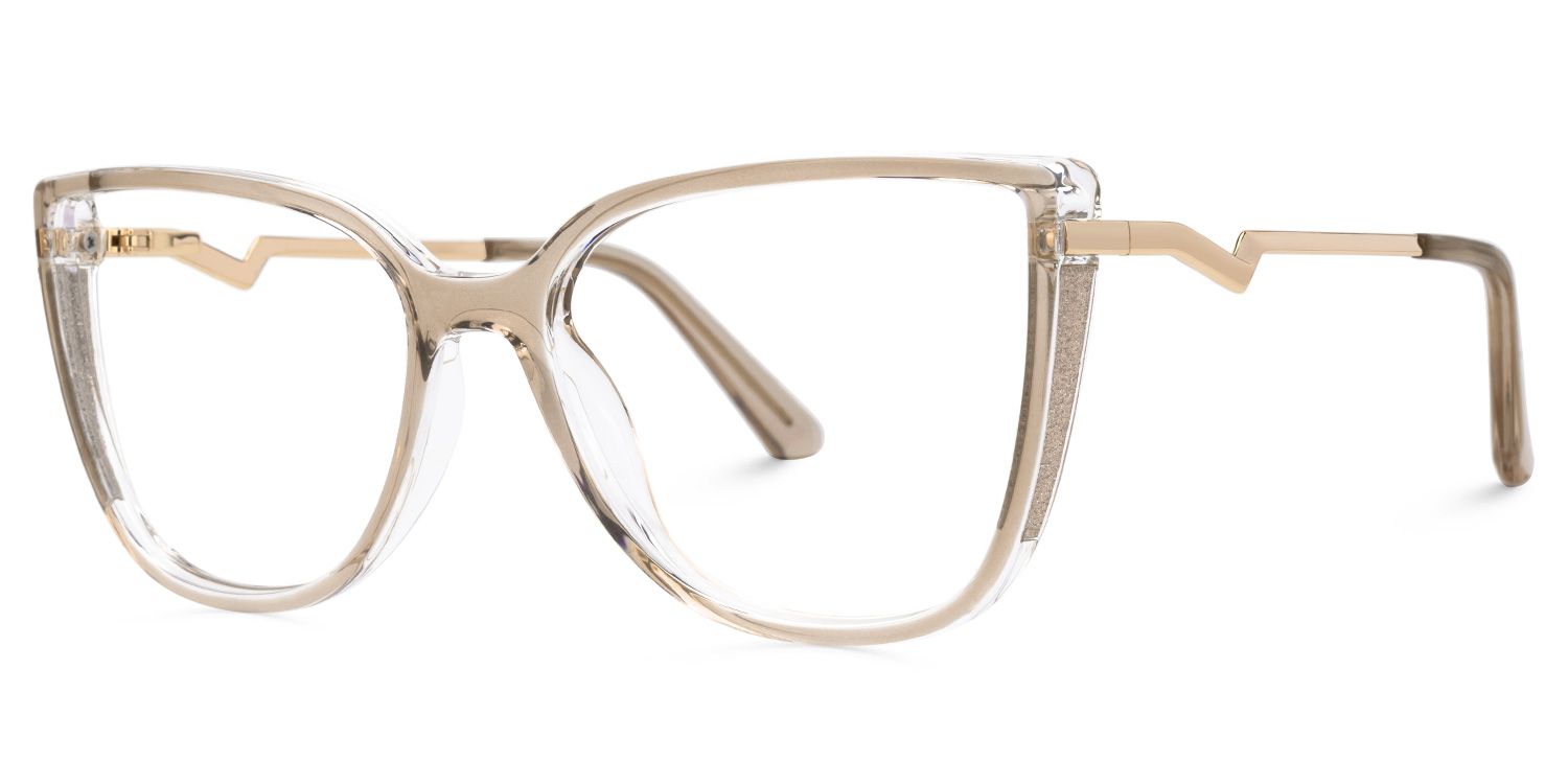 Spring hinges Celisa Eyeglasses, Celisa Two-Tone Glasses -Zeelool1