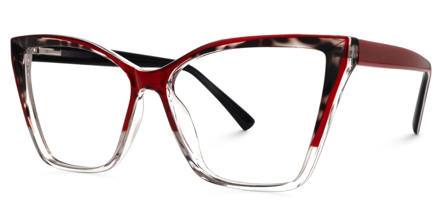 チエです Cateye Adalis Red Glasses deals -Zeelool Glasses