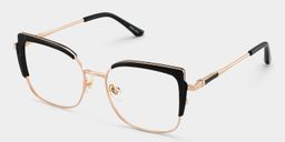 Jesmin Square Black Glasses3