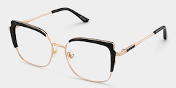 Jesmin Square Black Glasses3