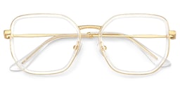 Levi Geometric Gold Glasses2