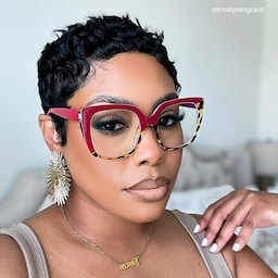 Carrero Square Two-Tone Glasses5