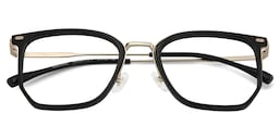 Roque Geometric Black Glasses1